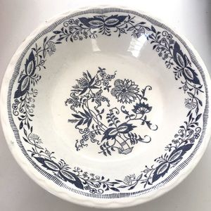 Blue Onion Serving Bowl